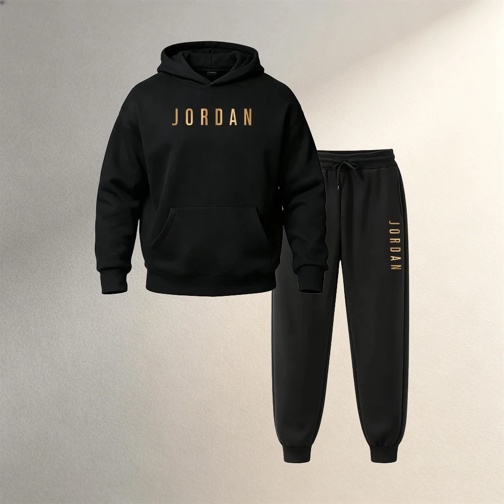 เสื้อผ้าผู้ชาย ชุดฮู้ดดี้ 2 ชิ - Joggers Pants บทวิจารณ์และราคา