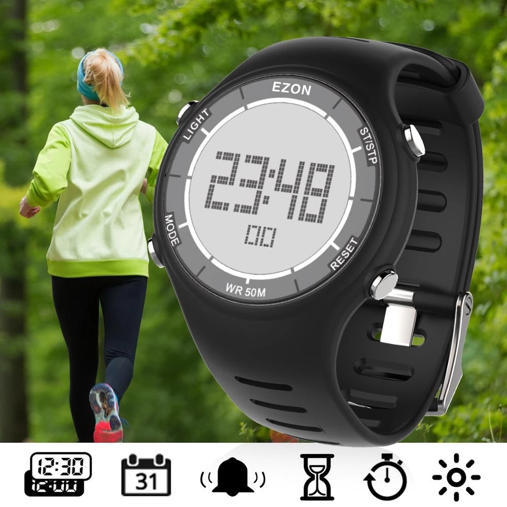EZON ใหม่แฟชั่นผู้หญิงนาฬิกาสป - Running Watch บทวิจารณ์และราคา