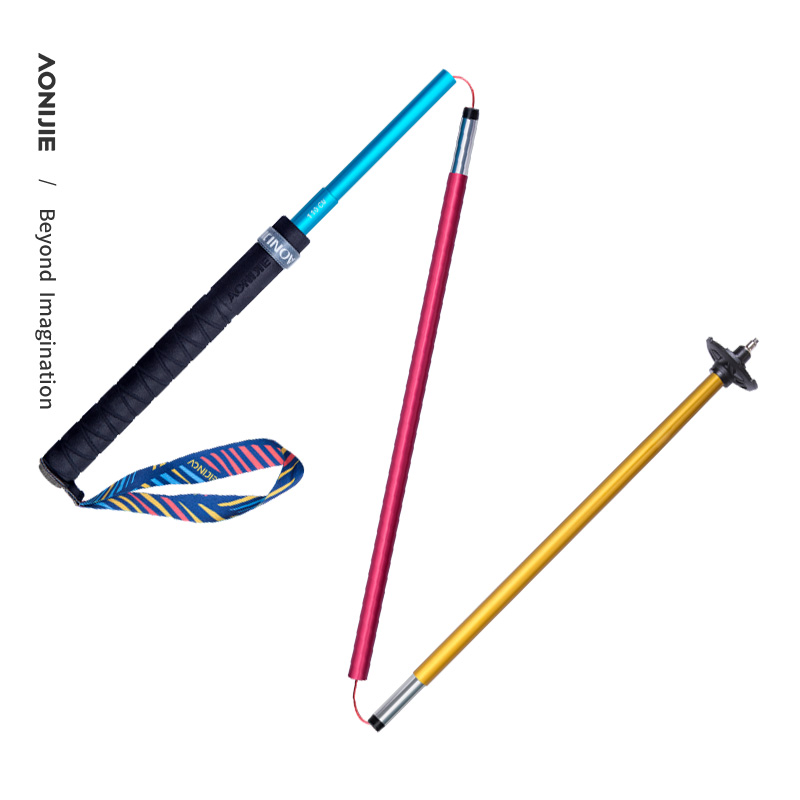 ไม้เท้าเดินป่าแบบพับได้ AONIJI - Trekking Pole Carbon บทวิจารณ์และราคา