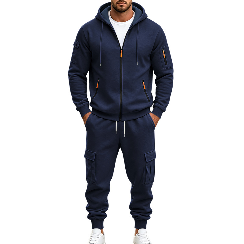 ชุดเซ็ตฮู้ดดี้ซิปเต็มตัวสำหรับ - Joggers Pants บทวิจารณ์และราคา