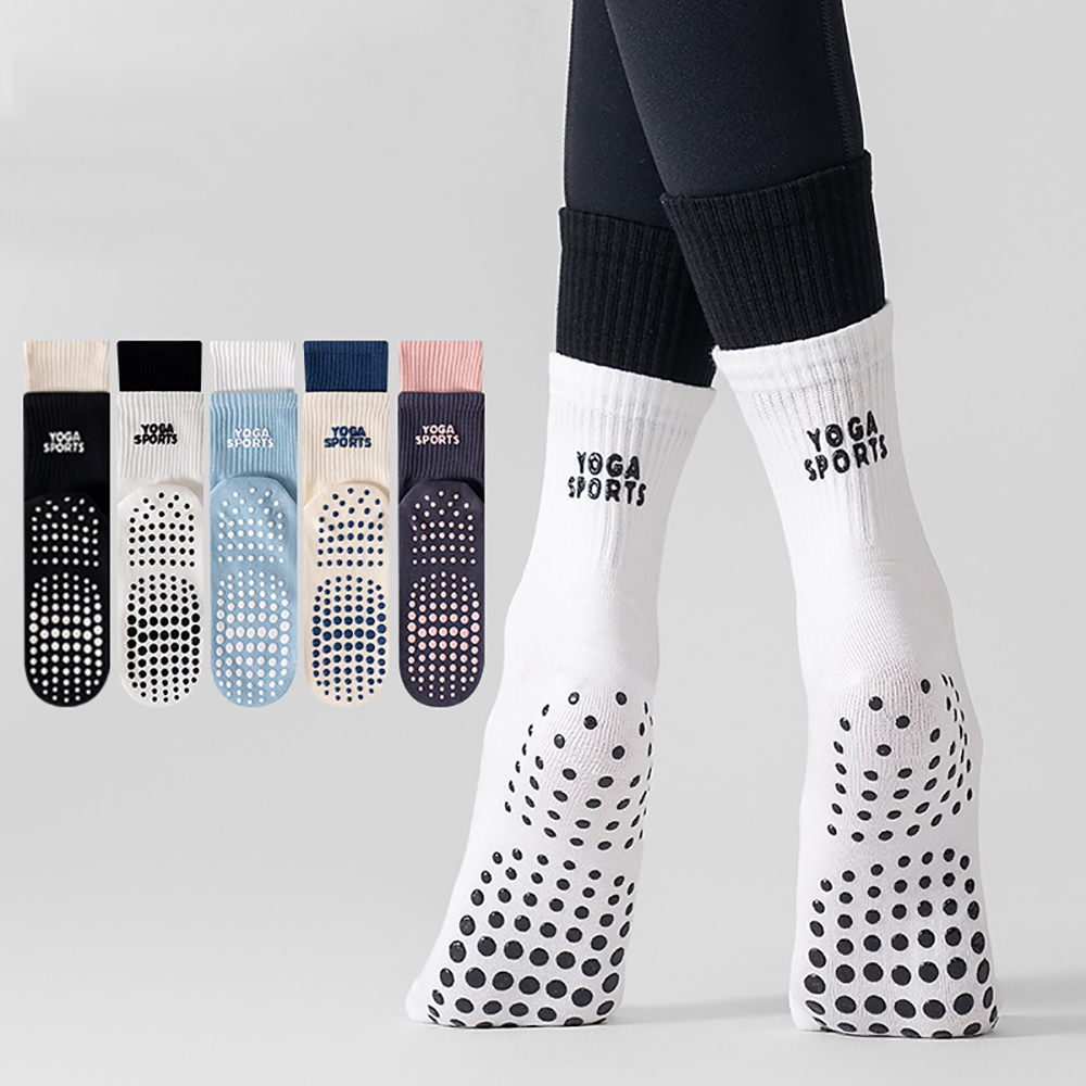 ถุงเท้าโยคะแบบซ้อนสองชั้น ดีไซ - Sports Socks บทวิจารณ์และราคา